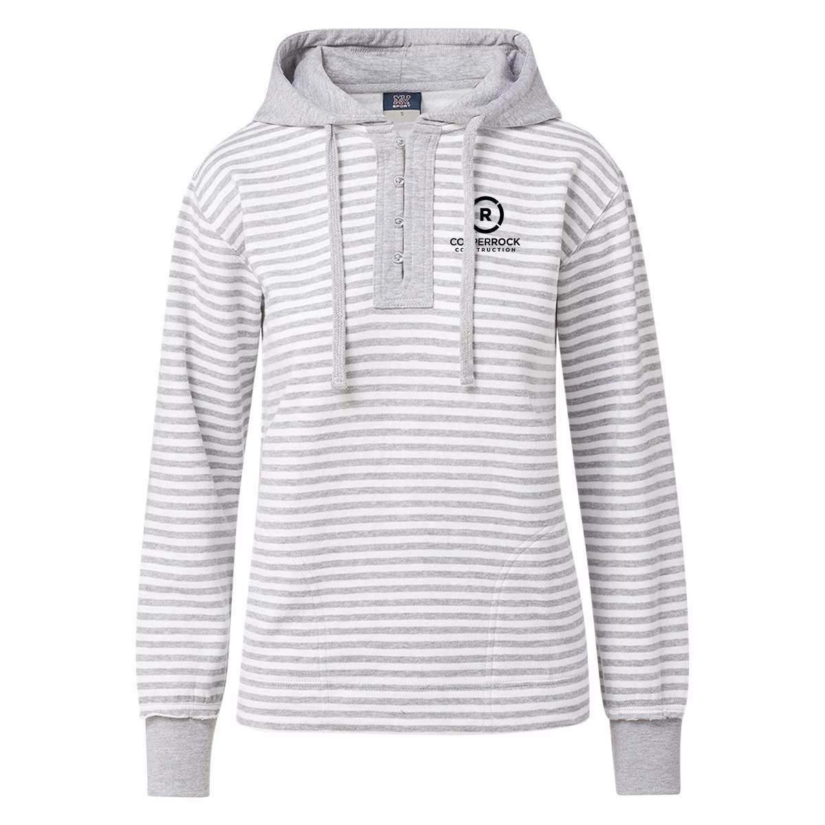 MV Sport - Women's Alina Henley Hooded Sweatshirt