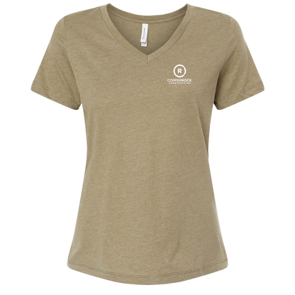 Relaxed Heather V-Neck