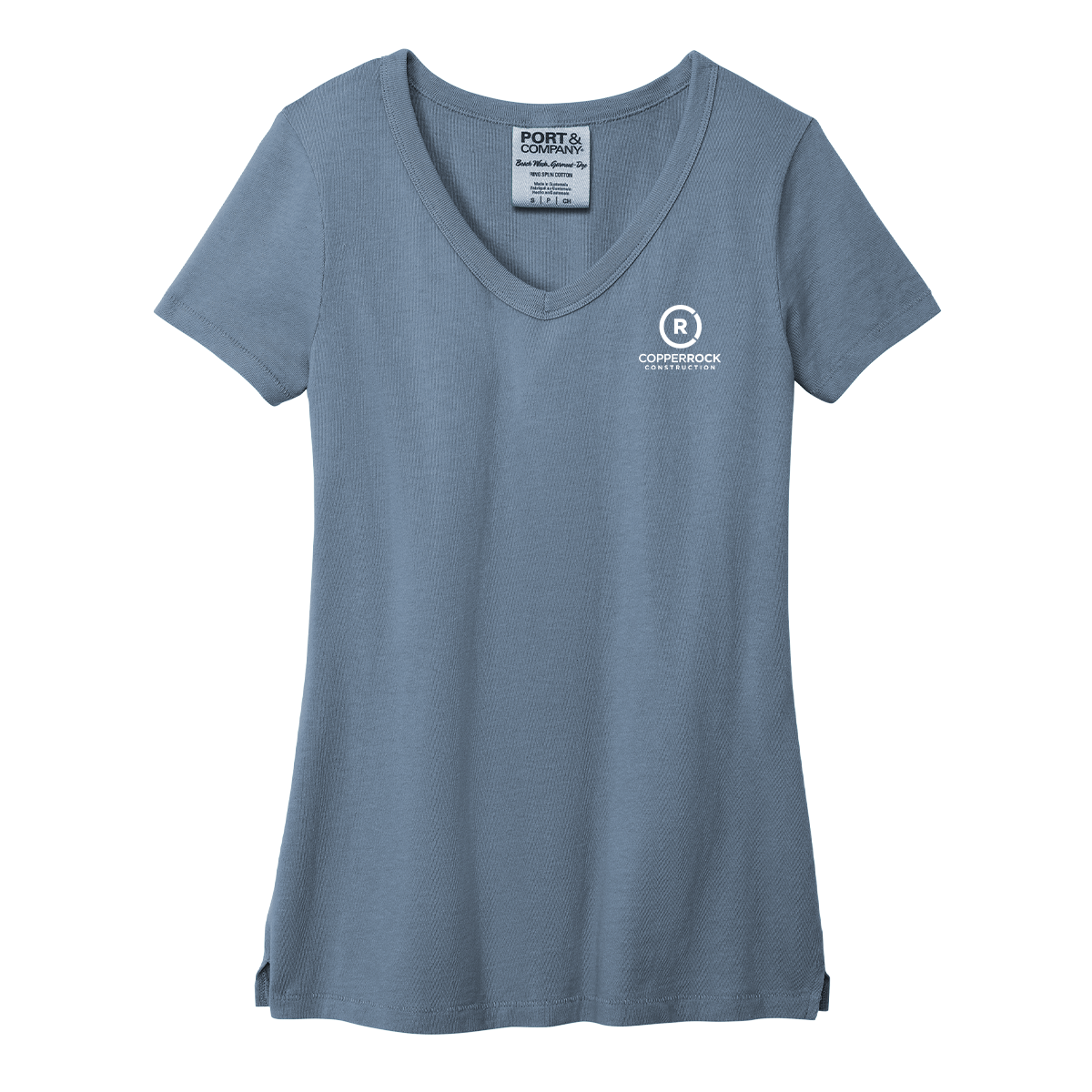 Port & Company Women's Beach Wash Garment-Dyed V-Neck Tee