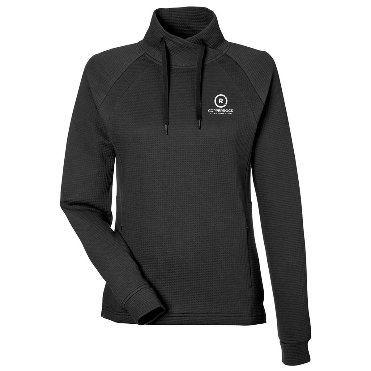 Rhythm Waffle Cross Neck Pullover