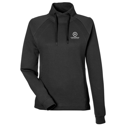 Rhythm Waffle Cross Neck Pullover