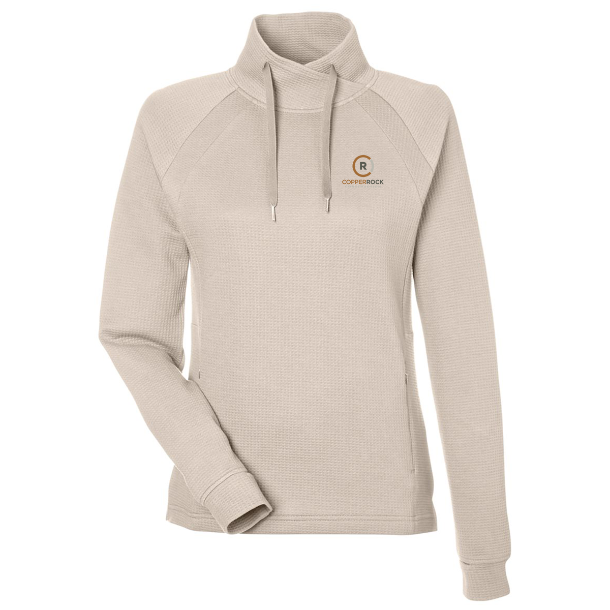 Rhythm Waffle Cross Neck Pullover