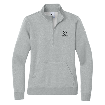 Nike Women's Club Fleece Sleeve Swoosh 1/2-Zip